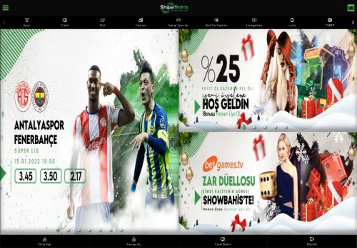 21.01.2022 tarihli showbahis142.com Ekran Görüntüsü